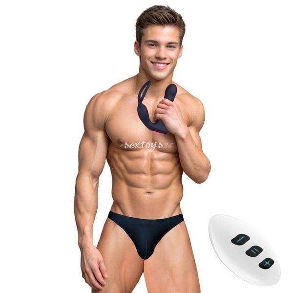Wibrator Analny, Masażer Prostaty Posuwisty, Ruch Przód Tył, Pilot zdjęcie 2