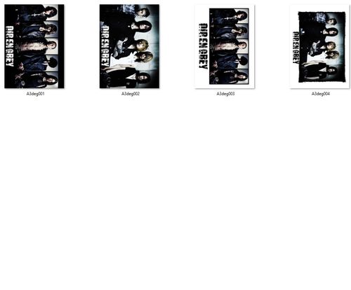 Plakat A3 Dir en Grey DO WYBORU na Arena.pl