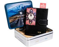 skórzany portfel męski z zapięciem - peterson