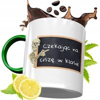 Kubek Zielony Dla Nauczyciela Na Dzień Nauczyciela Z Nadrukiem Ze Zdjęciem