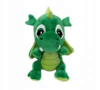 PLUSZAK MASKOTKA ZIELONY SMOK 20 CM PLUSZOWY
