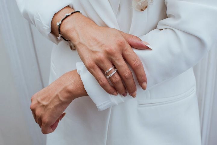 OBRĄCZKA SREBRNA CIENKA WĄSKA PASKI WARKOCZ 925 zdjęcie 3