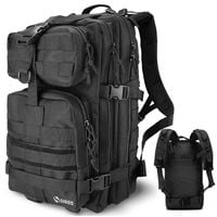 PLECAK WOJSKOWY TAKTYCZNY MILITARNY MĘSKI DAMSKI CZARNY SURVIVALOWY PREMIUM