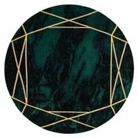 RUG/LU/ESTEMA/MARBLE2/BOTTLEGREEN+GOLD/R120