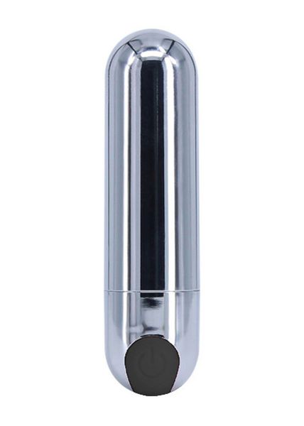 Wibrator-Strong Bullet Vibrator Silver/Black Usb 10 Function zdjęcie 2