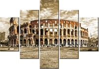 70 100CM OBRAZ 5 ELEM COLOSSEO DRUK PŁÓTNO