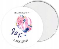 LUSTERECZKO na prezent podziękowanie dla gości na ŚLUB WESELE z imionami