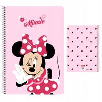 Zeszyt A4 80 kartek kratka szkolny Myszka Minnie Disney wyrywane kartki