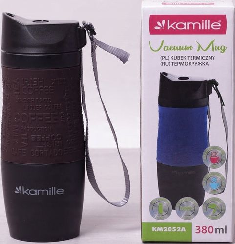KUBEK TERMICZNY TERMOS BIDON KAMILLE 380 ml 0,38 l na Arena.pl