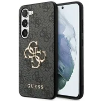 Etui Guess 4G Big Metal Logo na Samsung Galaxy S23 - szare