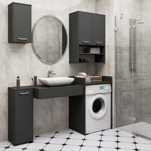 Obudowa pralki FIN 98 cm 1 półka - grafit szary na Arena.pl