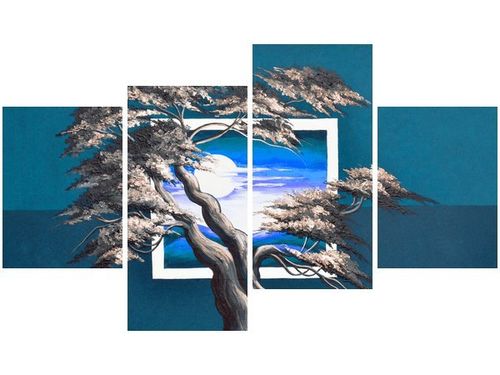 140CM 70 OBRAZ LAZUROWY ZACHÓD SŁOŃCA ŚCIENNY na Arena.pl