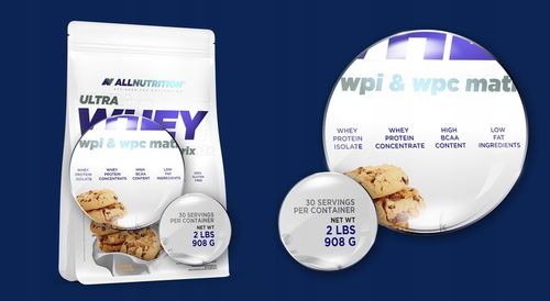 ALLNUTRITION WHEY PROTEIN 908g BIAŁKO WPC SMAK CIASTKO ODŻYWKA BIAŁKOWA na Arena.pl