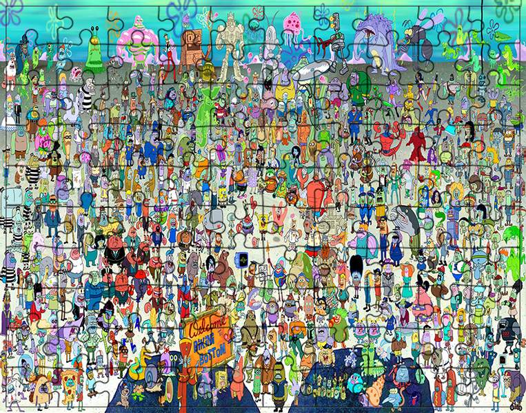 Puzzle Spongebob zdjęcie 1