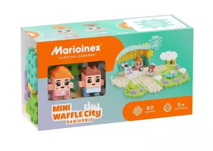 Klocki Mini Waffle 80 elementów Kawiarnia zdjęcie 1
