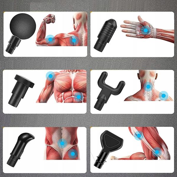 Pistolet wibrujący do masażu MASAŻER ręczny (E066) zdjęcie 5