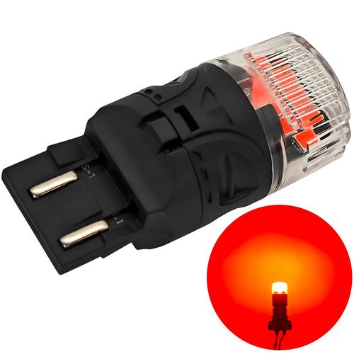 żarówka LED W21/5W, 7443 12V CANBUS 1800lm czerwona na Arena.pl