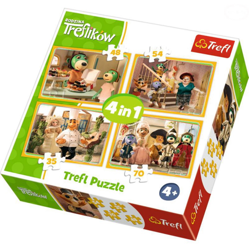 Trefl Puzzle 4w1 Przygotowania do balu na Arena.pl