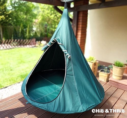 KOKON WISZĄCY NAMIOT HAMAK HUŚTAWKA GNIAZDO DO OGRODU POKOJU 150x140 INNY na Arena.pl