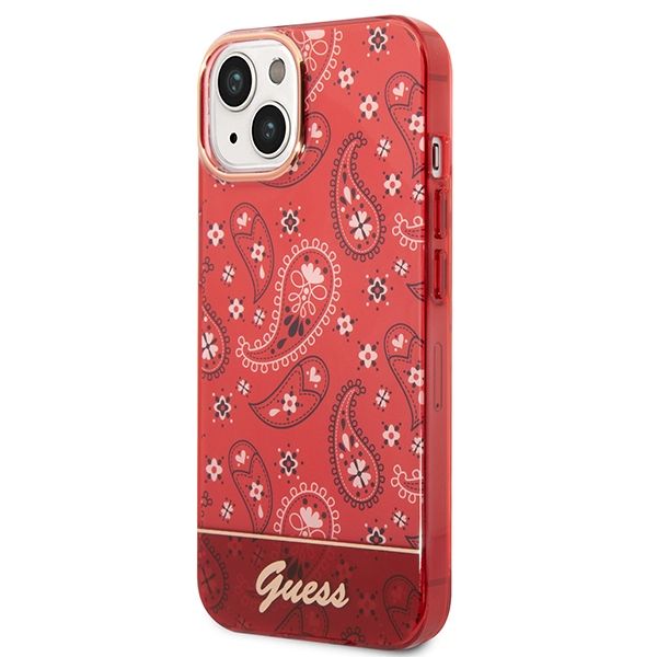 Etui Guess do iPhone 15 Plus, iPhone 14 Plus, Czerwony zdjęcie 2