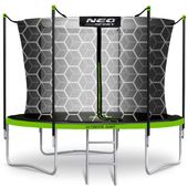 Trampolina ogrodowa 8ft/252cm z siatką wewnętrzną i drabinką Neo-Sport