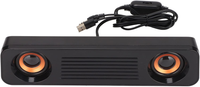 plplaaoo A83 Głośnik USB Stereo Soundbar 360 HiFi Do PC TV Czarny