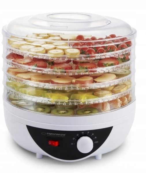 DUŻA MOCNA SUSZARKA DO GRZYBÓW OWOCÓW WARZYW ZIÓŁ 250W 5-SIT 8-PROGRAMÓW zdjęcie 2