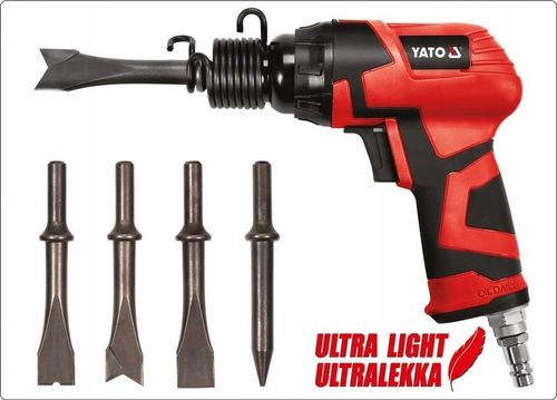 YATO KPL. MŁOTEK PNEUMATYCZNY DO SWORZNI DRĄŻKÓW PRZEGUBÓW DO RDZY +4 na Arena.pl