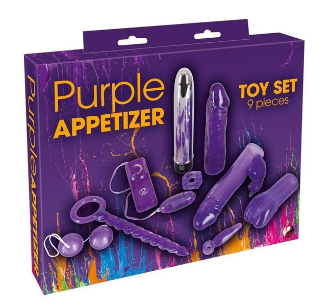 Purple Appetizer 9-Piece Set zdjęcie 1