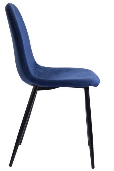 Krzesło tapicerowane GIULIA VELVET BLUE zdjęcie 4