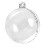 BOMBKA AKRYLOWA 10 CM - KULA PLASTIKOWA DECOUPAG