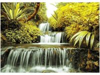 50X70CM WODOSPAD OBRAZ POKOJU DREWNINE