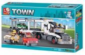KLOCKI SLUBAN TOWN Laweta TIR 638 elem. kompatybilne z LEGO