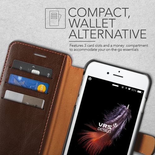 Etui VRS Design Layered Dandy iPhone 8/7 Brown na Arena.pl