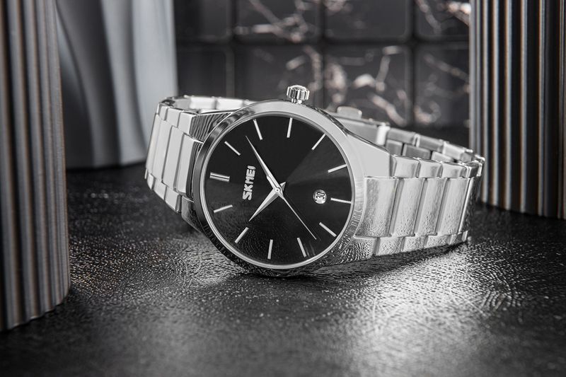 zegarek męski skmei 9140sibk + box zdjęcie 4