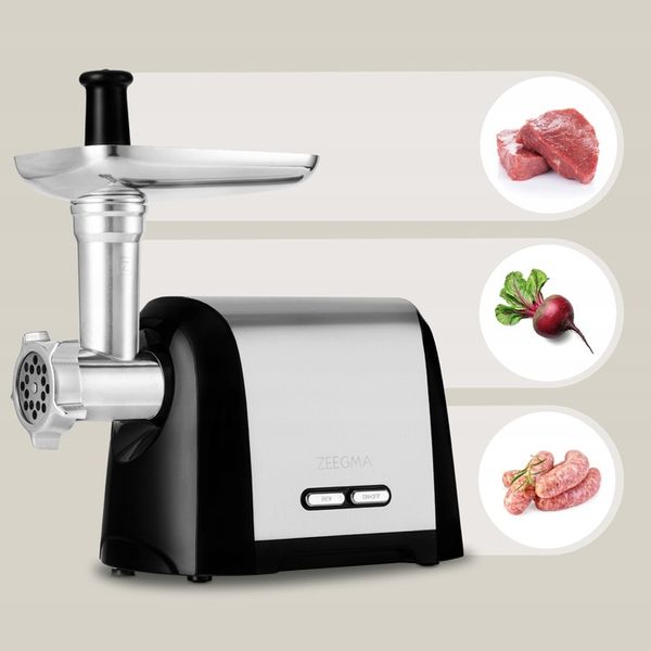 Maszynka do mielenia mięsa ZEEGMA szatkownica nadziewarka kiełbasy 3 sita zdjęcie 12