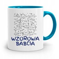 Kubek Błękitny Dzień Babci Wzorowa Babcia Prezent Z Nadrukiem Ze Zdjęciem