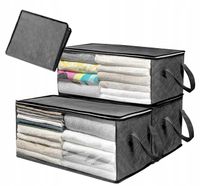 Pokrowiec Duży Organizer Torba Na Pościel Odzież Koc Xl Szafy Solidny