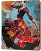 Obraz 70x90cm Taniec Flamenco