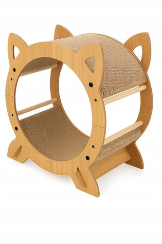 DRAPAK DLA KOTA legowisko do drapania domek TEKTUROWY budka KARTONOWY na Arena.pl