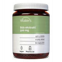 Vitaler's Bób Ekstrakt L-DOPA 500 mg Funkcje Umysłowe Pamięć 60 kap
