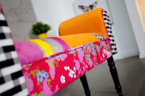 Ławka IBIZA II 100cm patchwork na Arena.pl