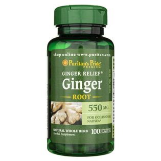 Puritan's Pride Ginger Root (Imbir) 550 mg - 100 kapsułek