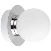 Kinkiet LAMPA ścienna BECCA 2110 Rabalux szklana OPRAWA łazienkowa kula ball IP44 biała chrom