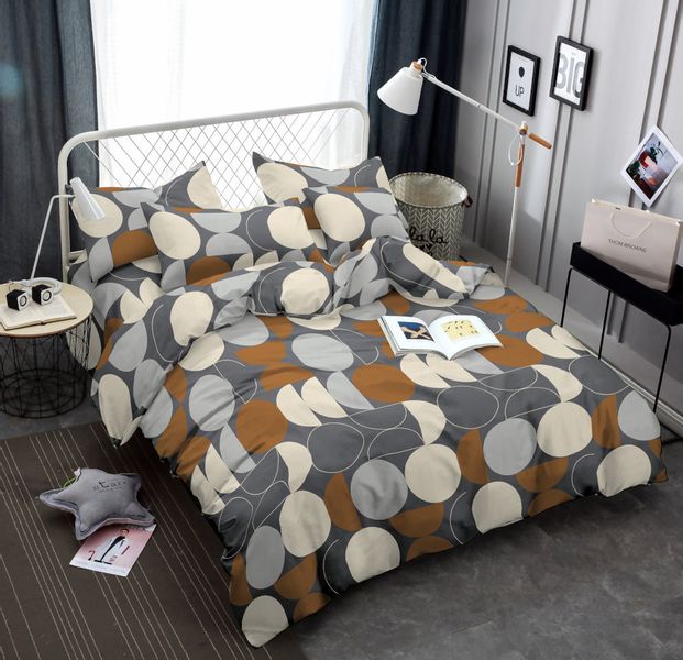 Pościel Satynowa 160X200 Koła 2697 zdjęcie 2