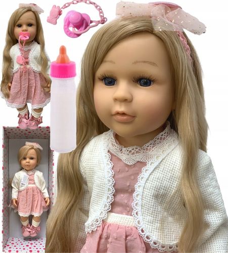 DUŻA LALKA JAK ŻYWA INTERAKTYWNA mówi i śpiewa ANATOMICZNA+GRATIS na Arena.pl