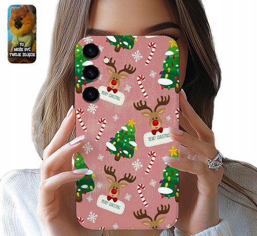 ETUI CASE SAMSUNG GALAXY S24 FE ŚWIĘTA RENIFER MIKOŁAJ ŚWIETECZNE + SZKŁO na Arena.pl