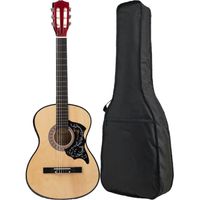 Gitara klasyczna Castelo 7/8 Jasny brąz od 12 lat dla dorosłych Pokrowiec