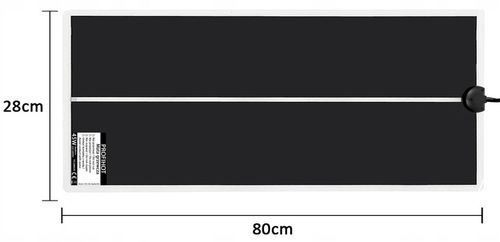 MATA GRZEWCZA GRZEJNA Z TERMOSTATEM TERRARIUM ROŚLIN SADZONEK 28x80cm 45W na Arena.pl