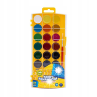 FARBY AKWARELOWE 24KOL FI 25MM 1566